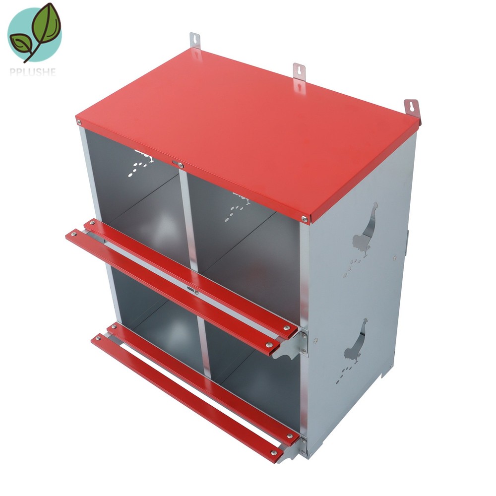 Wall Mount Better Environment 4 Compartment Chicken Nesting Box Poultry Nest Box