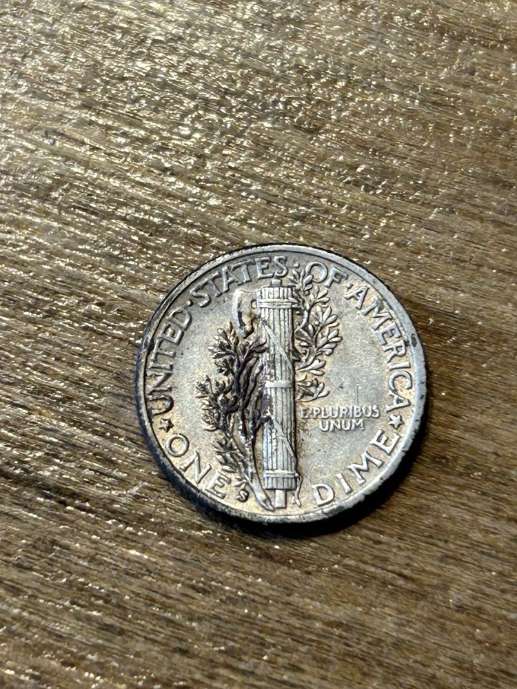 1937S Mercury Dime AU