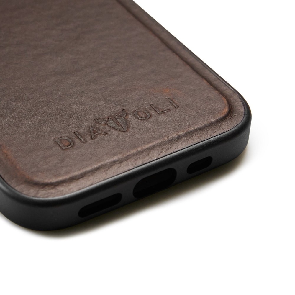 DIAVOLI ® Leather Case For iPhone 15 - Compatible With Mag-Safe