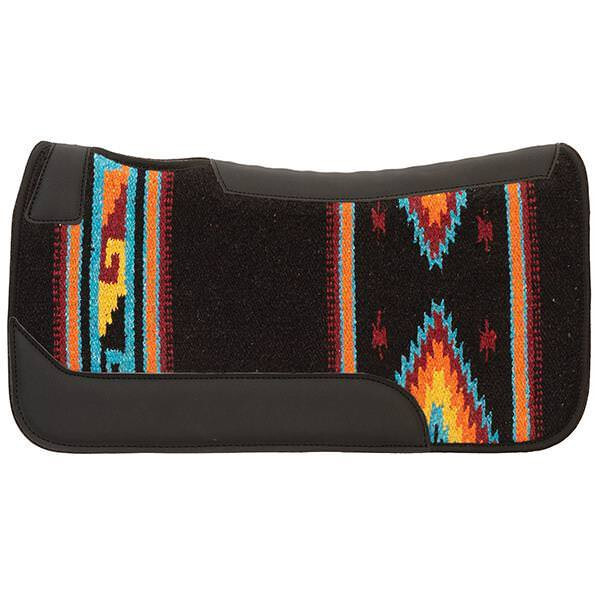 Contoured Single Weave Wool Blend Saddle Pad