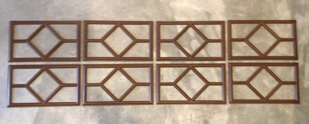 8 Amarr Waterford Replacement Insert for Short Panel Amarr Garage Door Walnut
