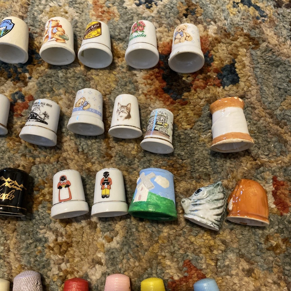 Small Thimble Collection 46 Total