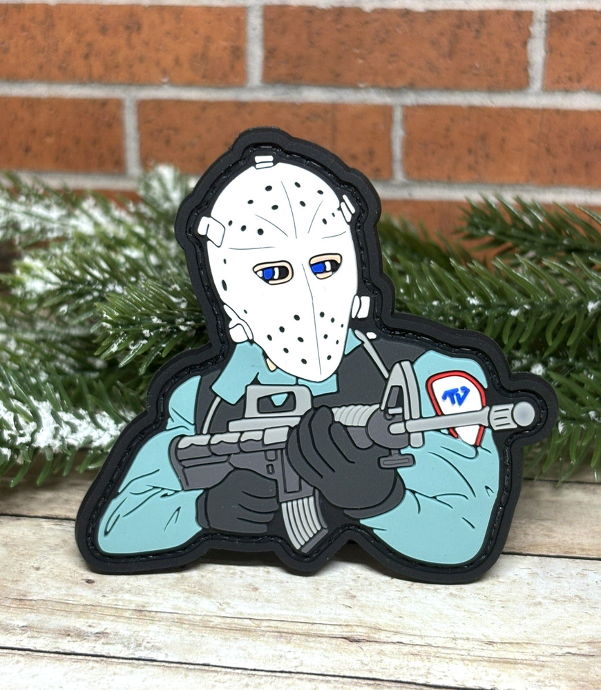 PVC Tactical Patch- Heat Patch - Hook Backed Morale Gun Val Bank Robber Patch
