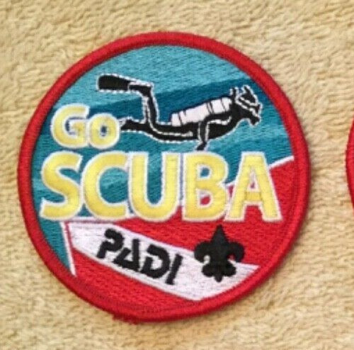 PADI BSA Go Scuba Boy Scout Embroidered Patch - 1 Patch
