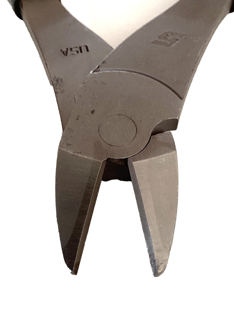 Snap on 388ACF 8” Dark Titanium Soft Grip Hi Leverage Diagonal Cutter Plier NICE