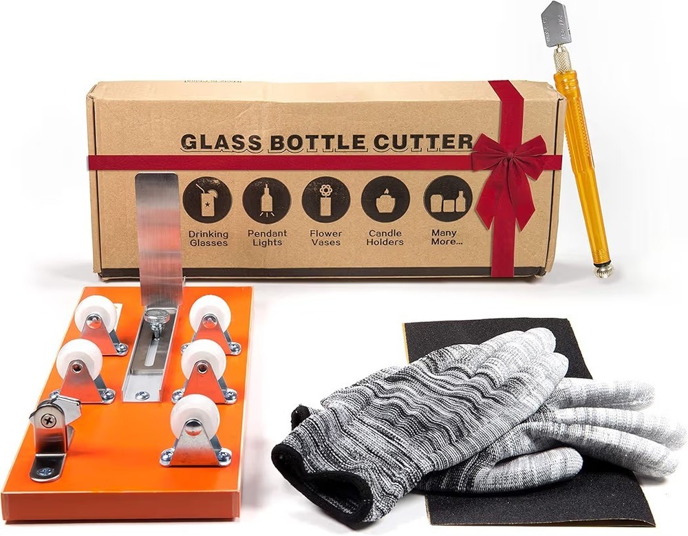 Glass Bottle Cutter - Professional Grade Tool for Precise Cutting Wine, Beer Etc