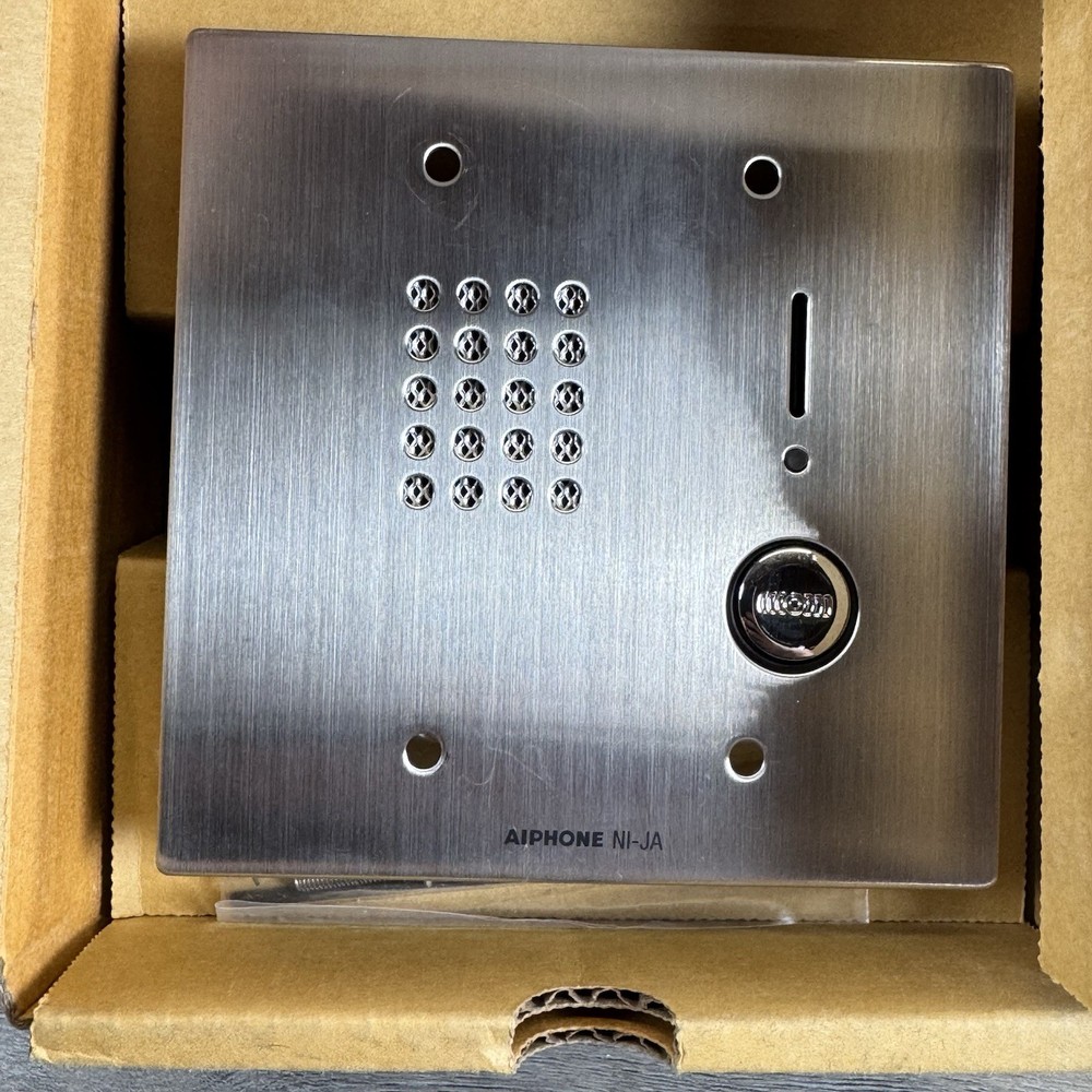 Aiphone NI-JA Audio Door Station Stainless