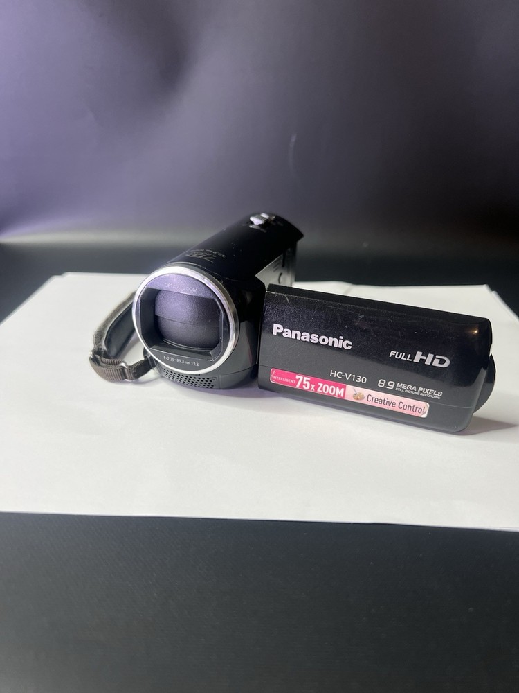 Panasonic V130 Camcorder -  Black