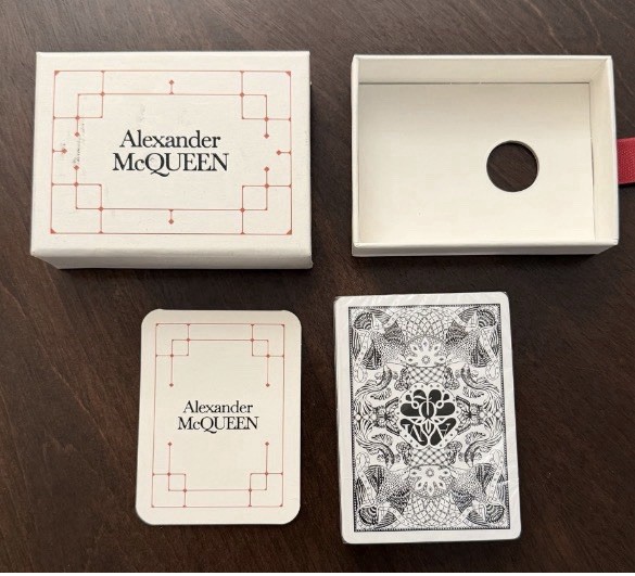 Alexander McQueen Art Theme Playing Cards with Box