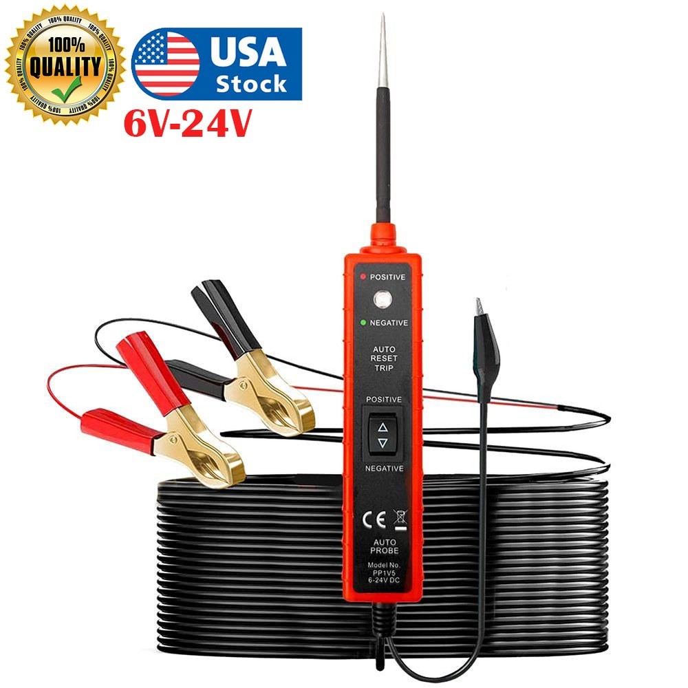 US Automotive Digital Power Probe Circuit Electrical Tester Test Device System