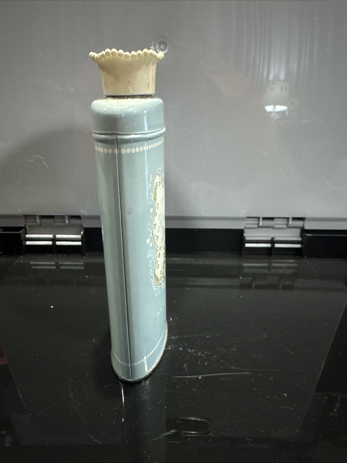 Vintage Avon “Here’s My Heart” Perfumed Talc Powder 2.75 Oz For Display