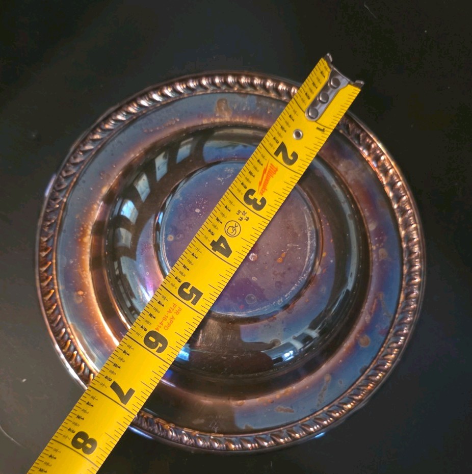 Wallace Silver Plated Baroque Bowl 8-inch