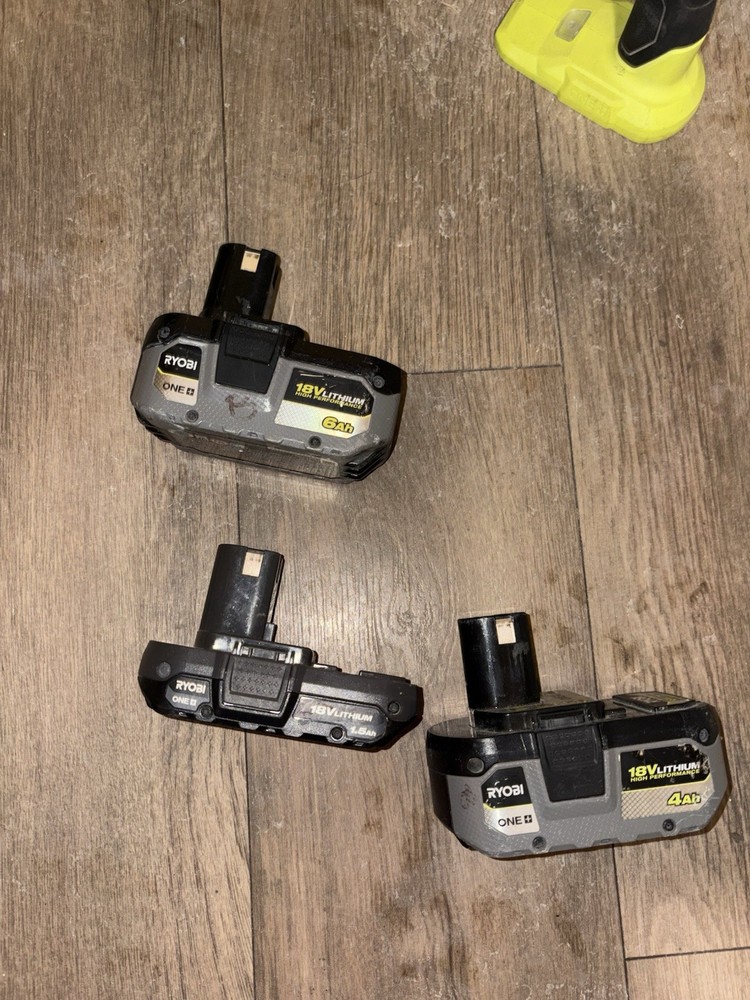 Ryobi ONE+ 18V Tool Bundle – 4 Tools, 3 Batteries, Charger, Bag