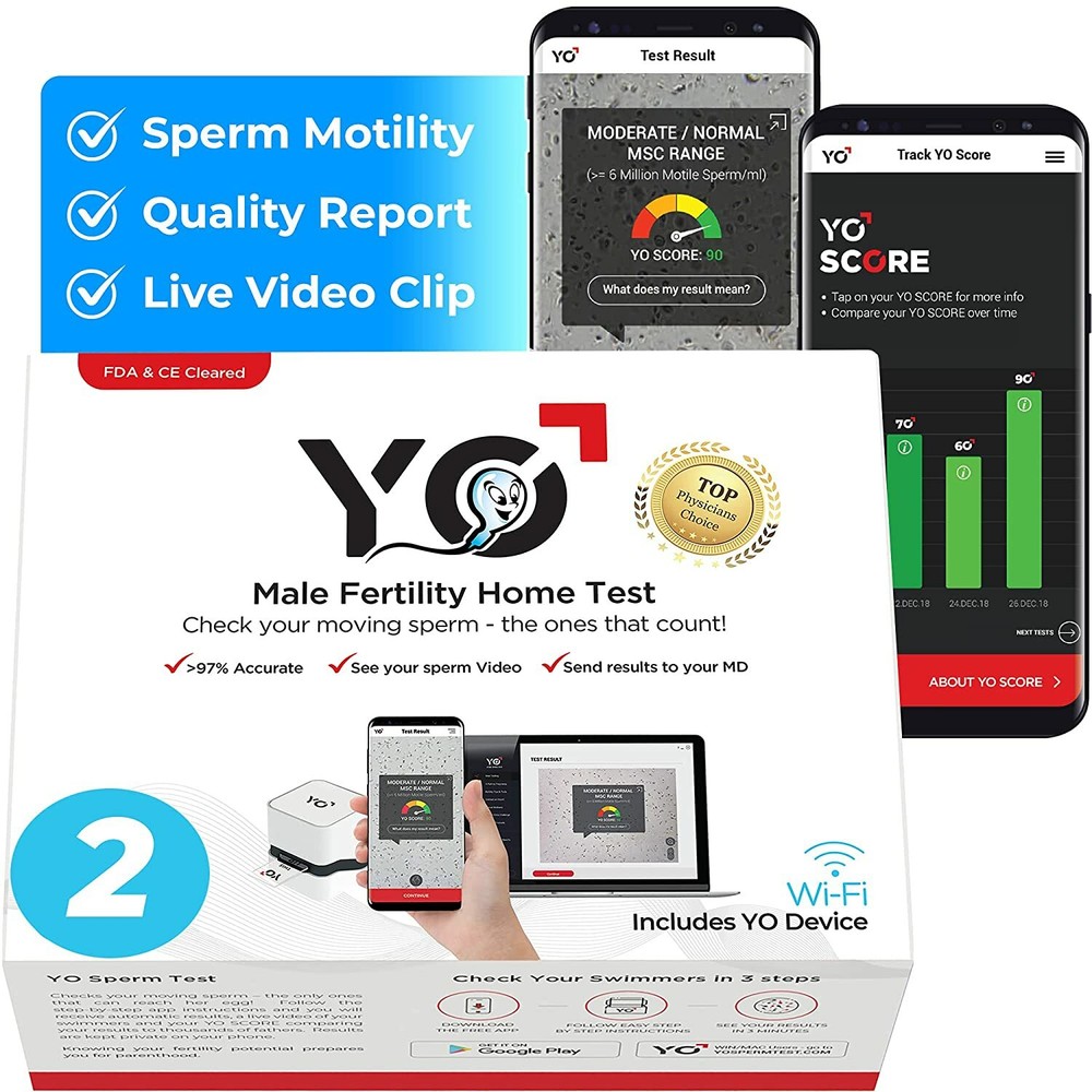 YO Home Sperm Test for MAC Computers, Windows PC universal with wi-fi