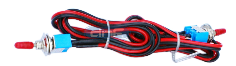 (2) SECURITY ALARM PRE-WIRED ON/OFF MINI TOGGLE SWITCH - SHIPS SAME DAY!