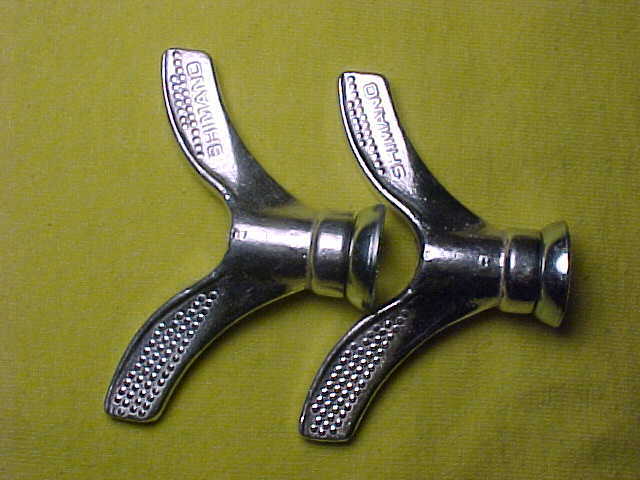 4 NOS Vintage Bicycle Wing Axle Nuts