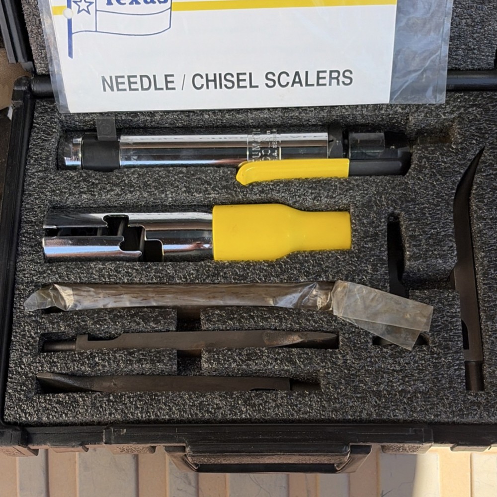 Texas Pneumatic Tools Needle Chisel Scaler Kit Model TX-1-B