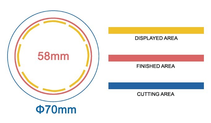 ChiButtons 58mm Rubber Magnet Button Parts [Metric System] (200 Sets)