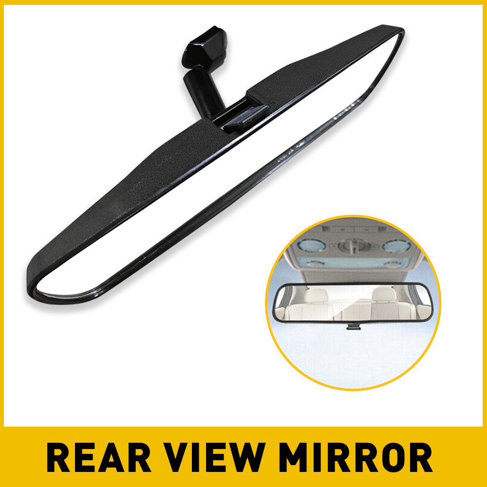 Quality 8" Black Rear View Mirror Interior Replacement Day Night For Universal