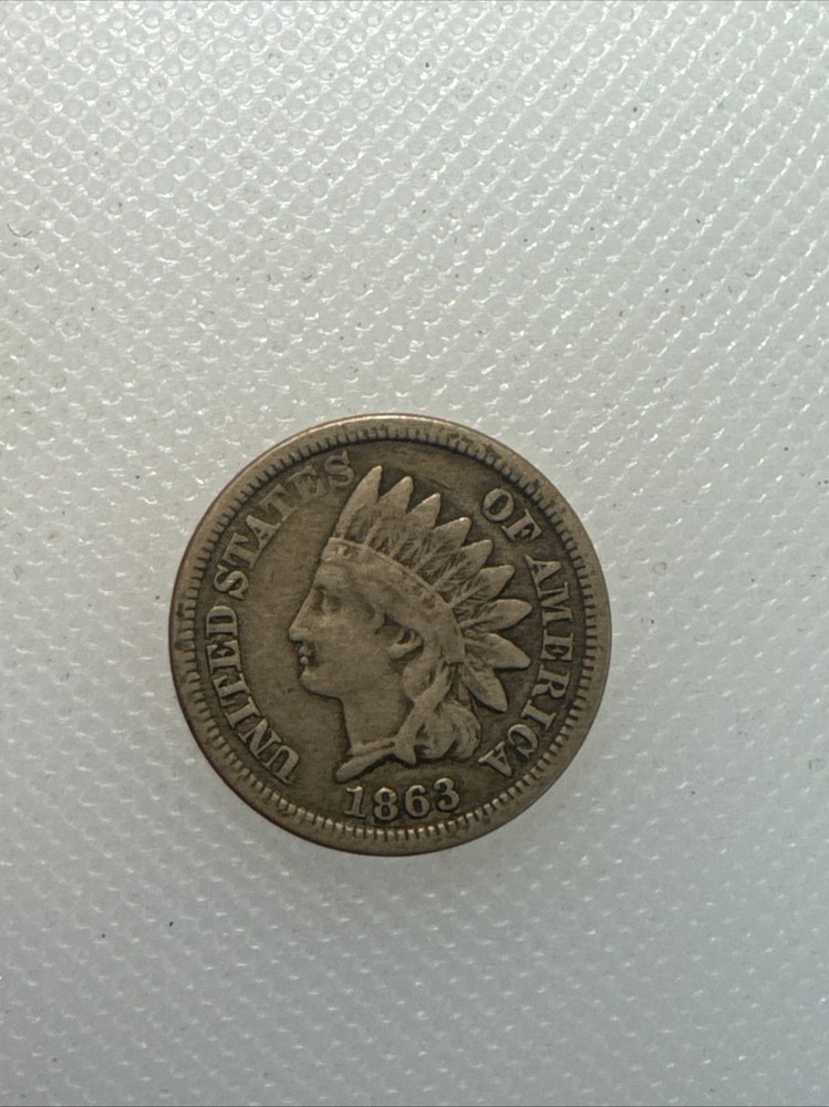 1863 Indian Head Cent TK25