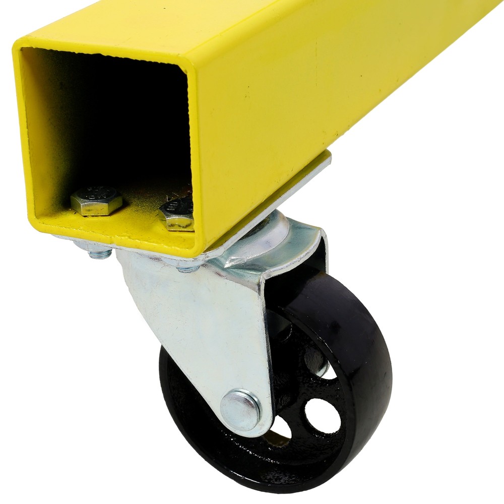 Folding Engine Stand 2000LB Capacity Motor Hoist 360° Adjust Mounting Head Dolly