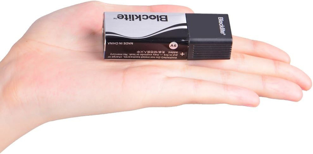 LED Flashlight Mini Flashlight Light Including 9 Volt Battery Flashlight Torch F