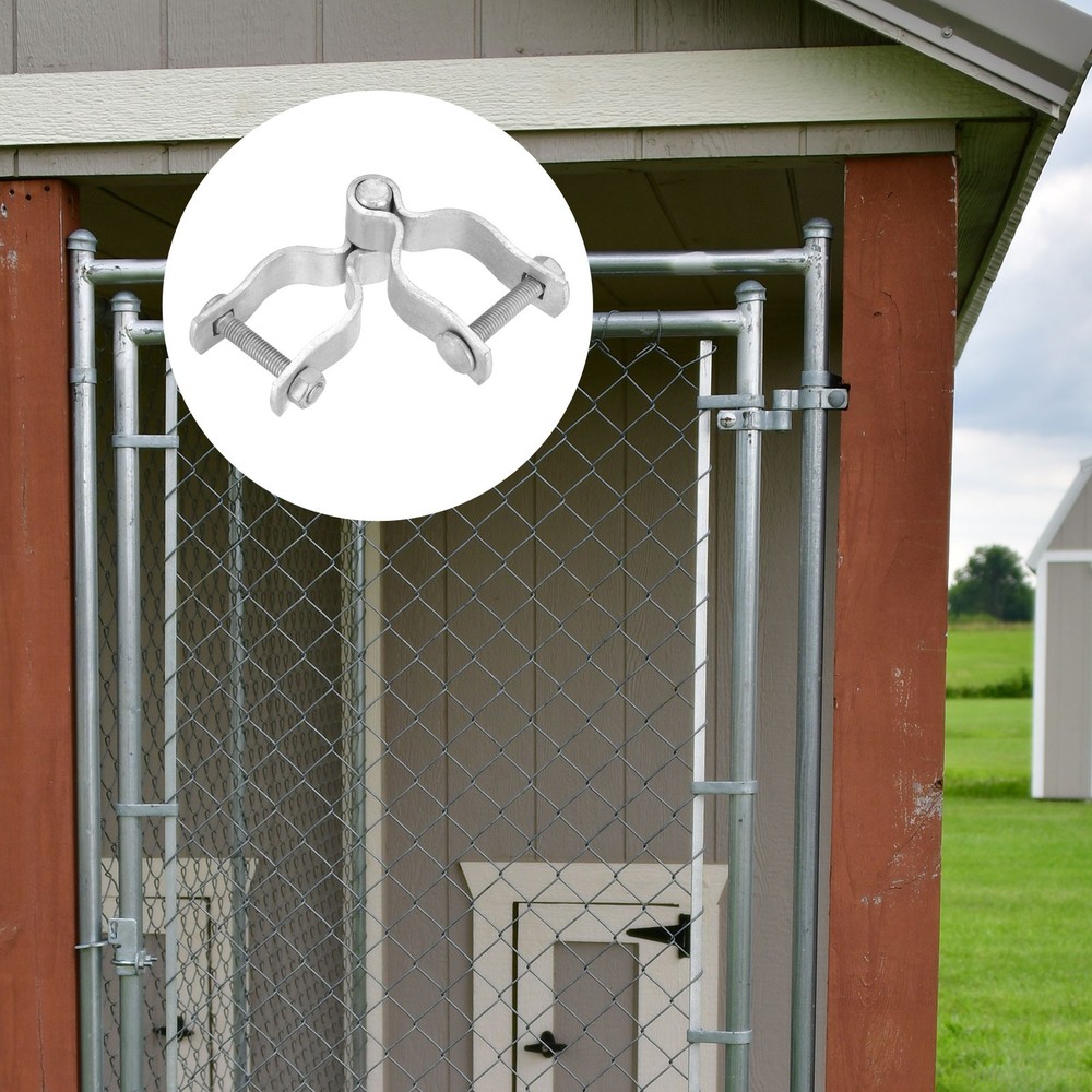 1-5/8" Chain Link Fence Gate Post Hinge with Bolt&Nut for Round Pipe