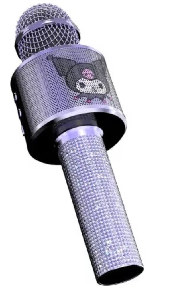 NIB! Hello Kitty Kuromi Bluetooth Bling Karoake Microphone & Speaker