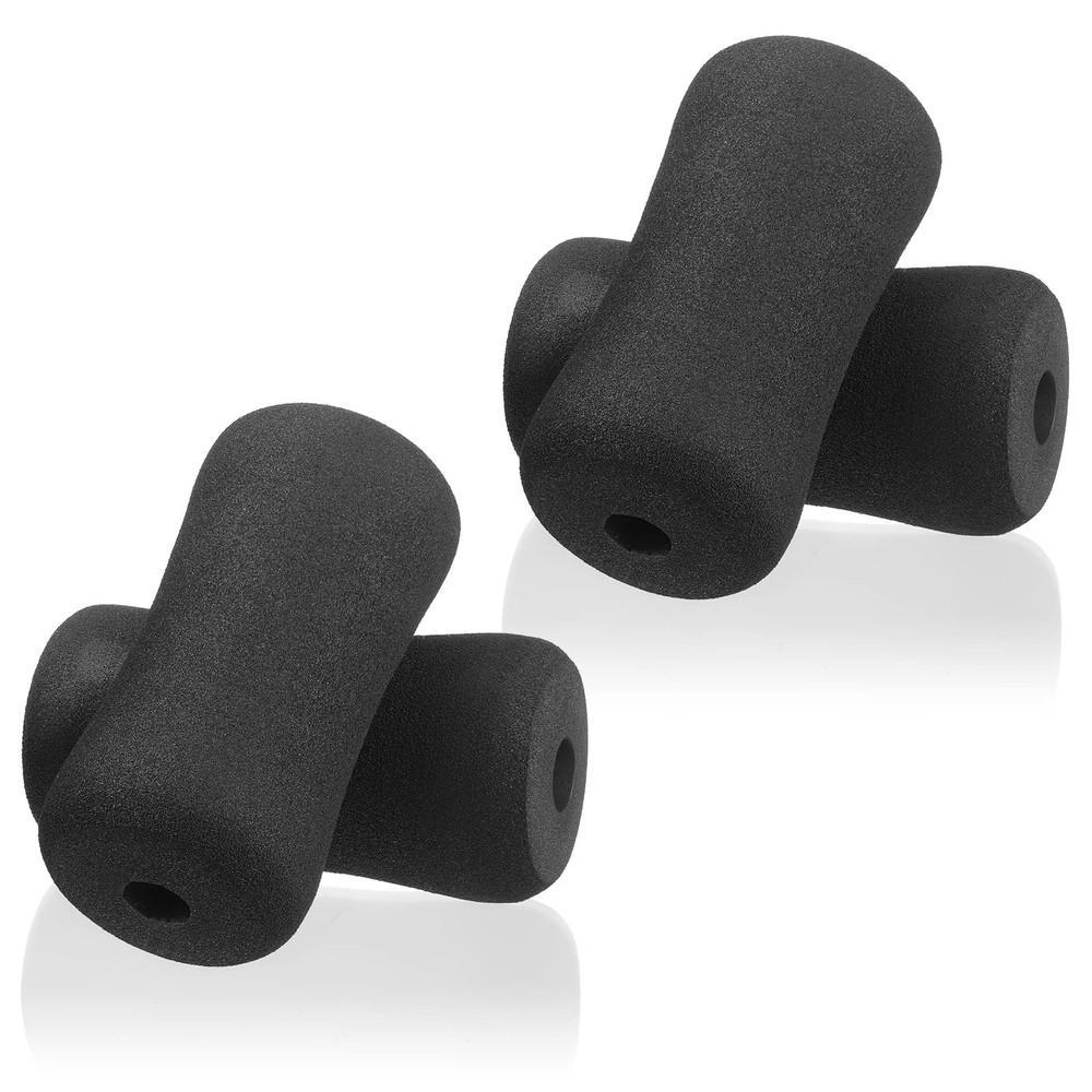 Replacement Foot Foam Pads Rollers Set Weight Bench Inversion Table Parts, 4 Pc