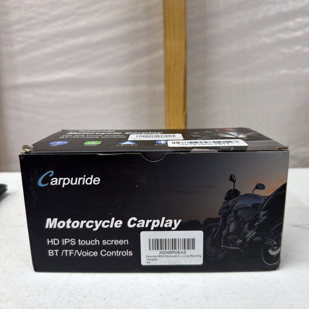 Carpuride W603D Motorcycle GPS Carplay Screen, Wireless CarPlay & Android Auto
