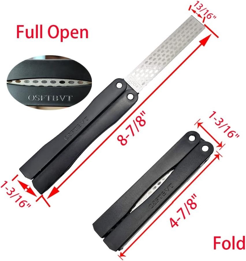 Portable Diamond Sharpening Stone - Double-Sided for Quick and Precise Cutting