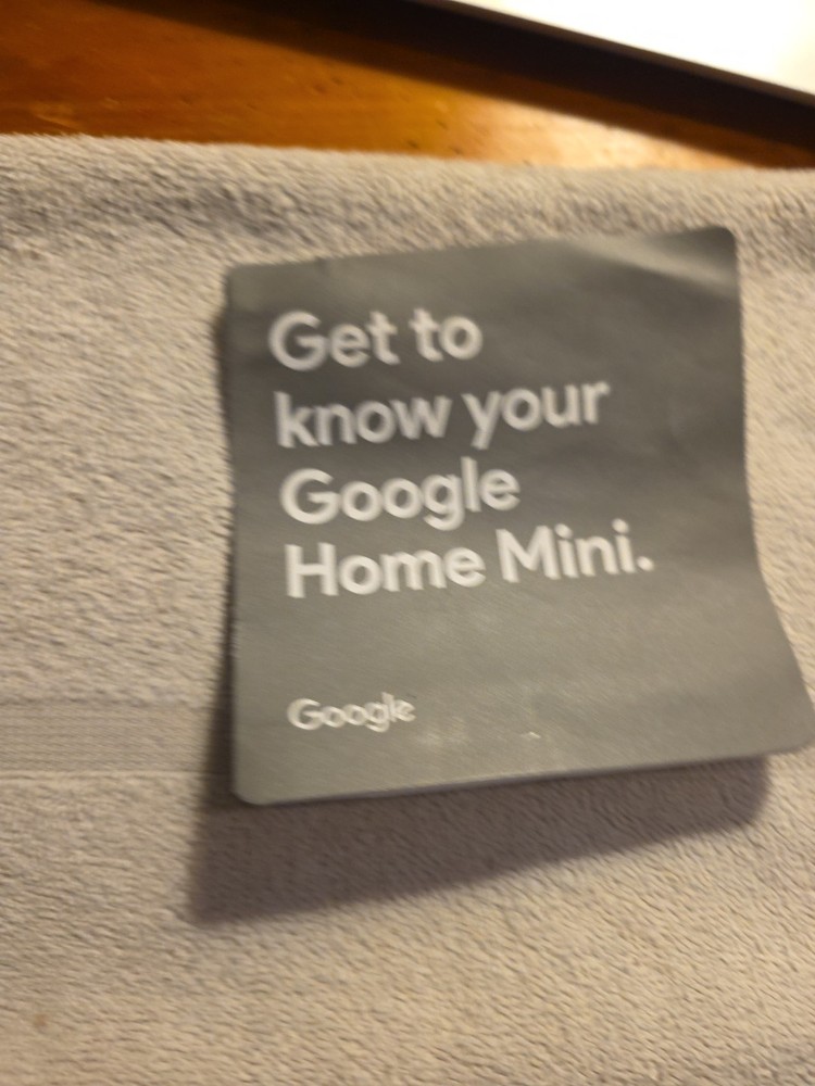 Google Home Mini, Model HOA - No Power Adapter