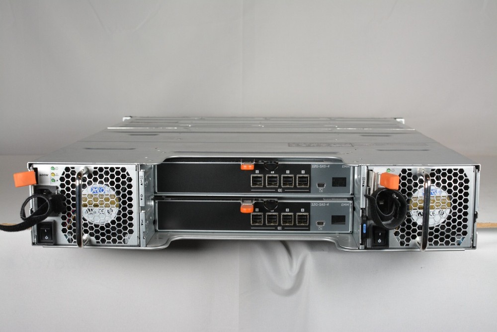 Dell PowerVault Storage MD1400 3.5in 12 Drive Storage Array 12x Caddy RAILS