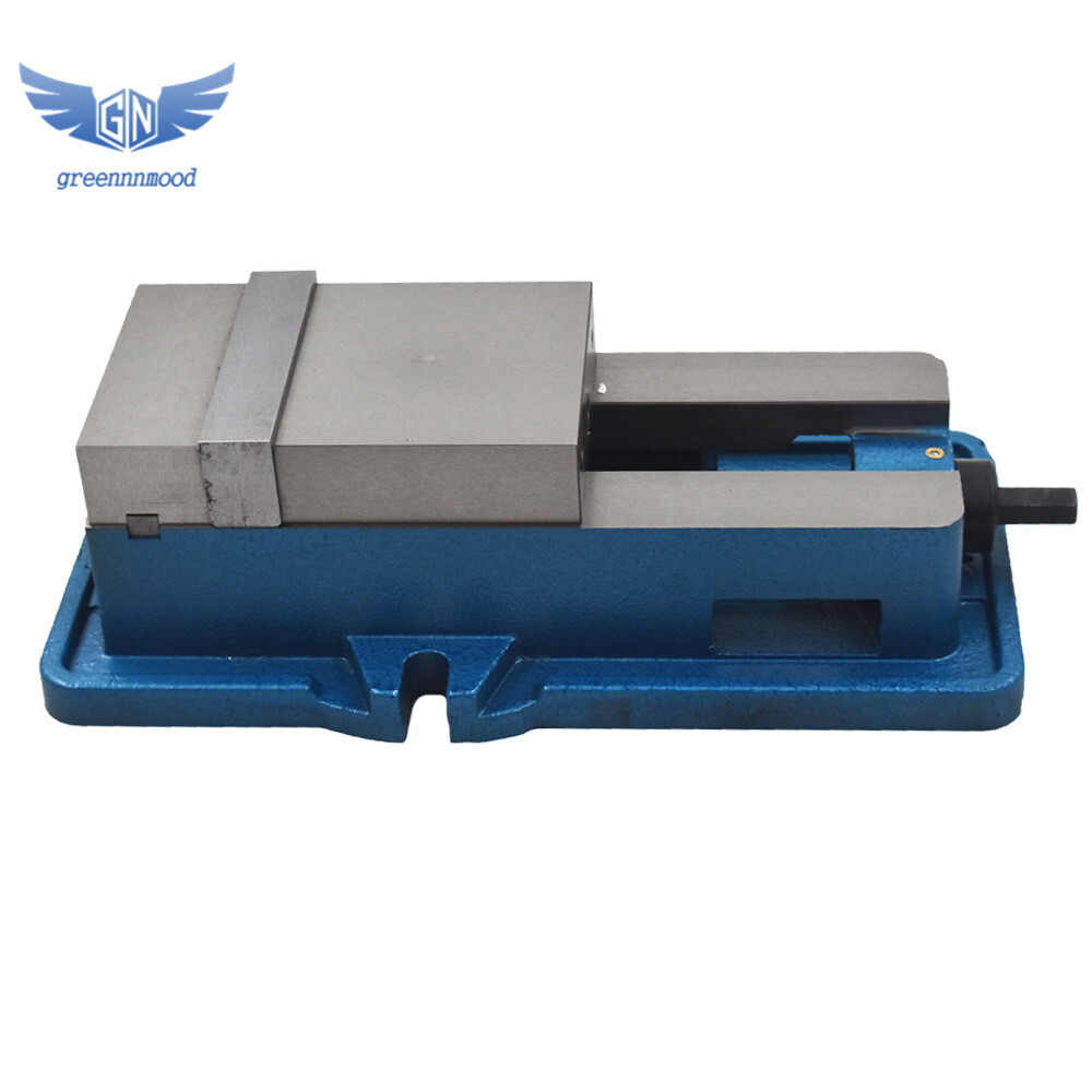 4" Lockdown CNC Milling Machine Vise Clamping Vice Precision Without Base