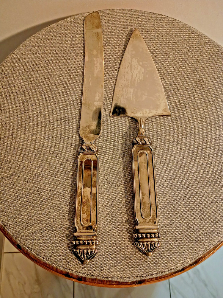 Godinger Silver-plated Cake Serving Set Knife and Server