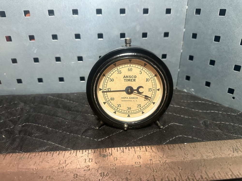 Working Vintage Agfa Ansco Dark Room Timer