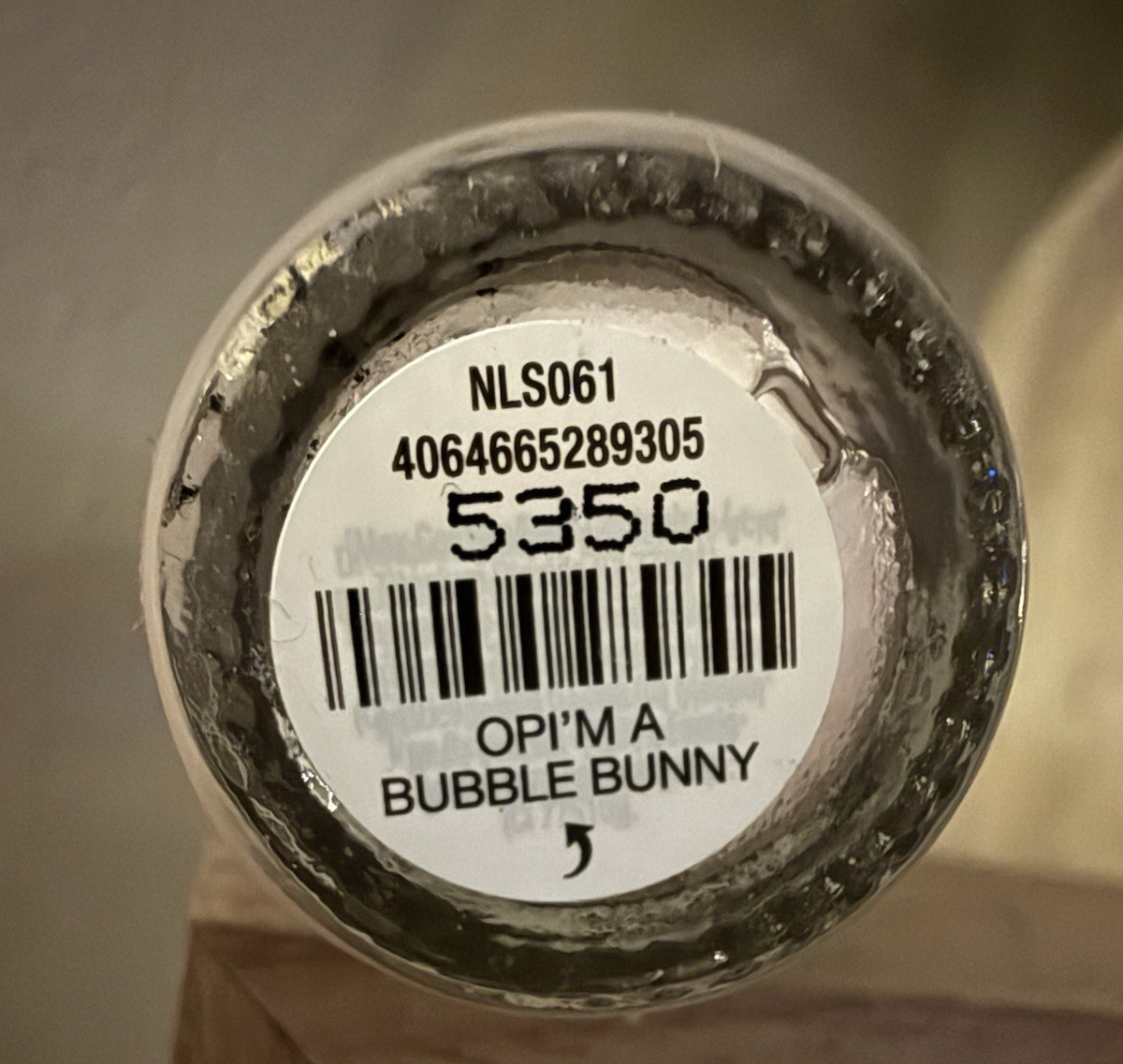 OPI Nail Polish Lacquer OPI'm a Bubble Bunny NEW -Ship on same Bus. Day #NLS061