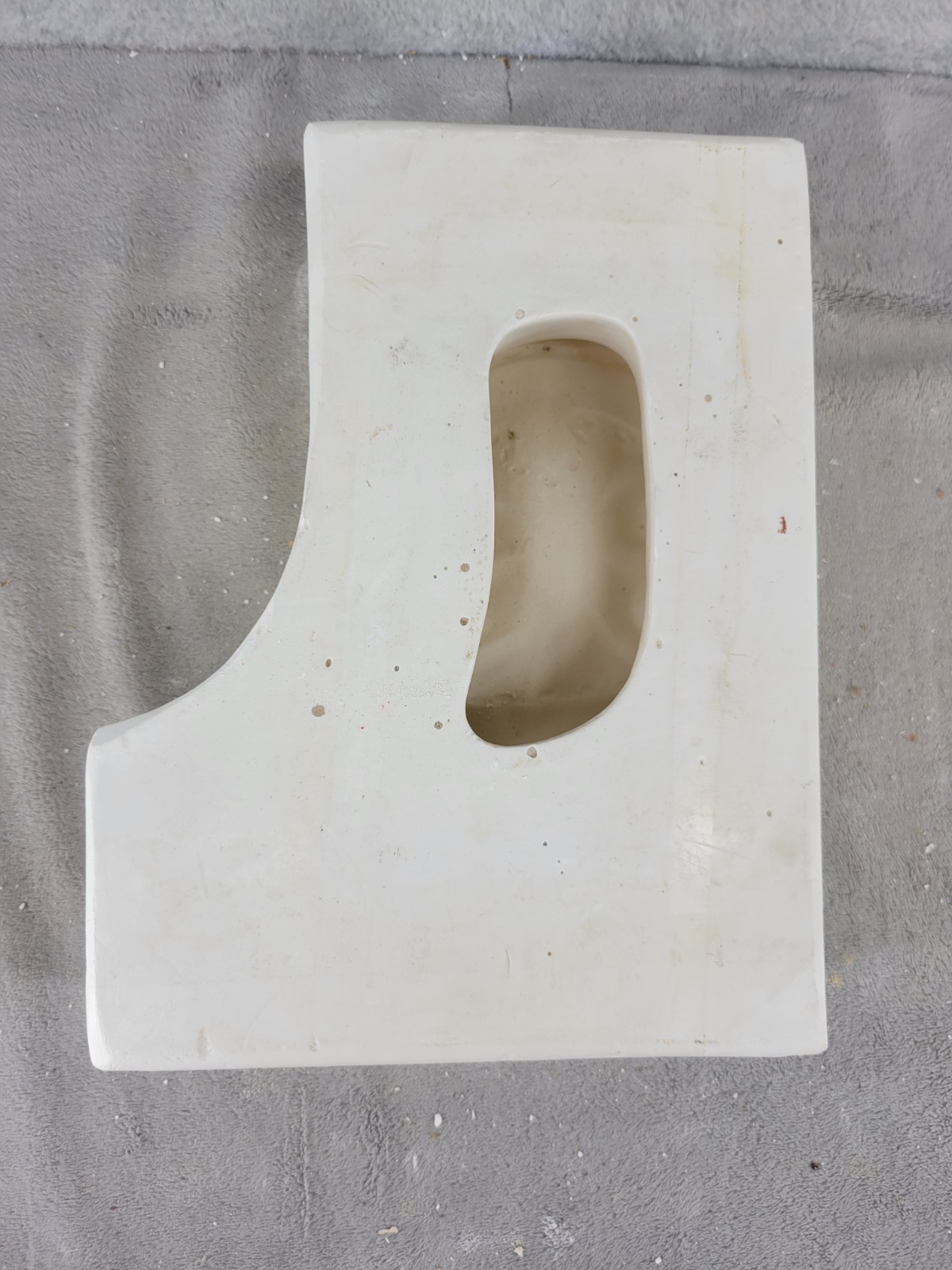 Vintage Ceramic Slip Casting Mold Cowboy Boot Plaque