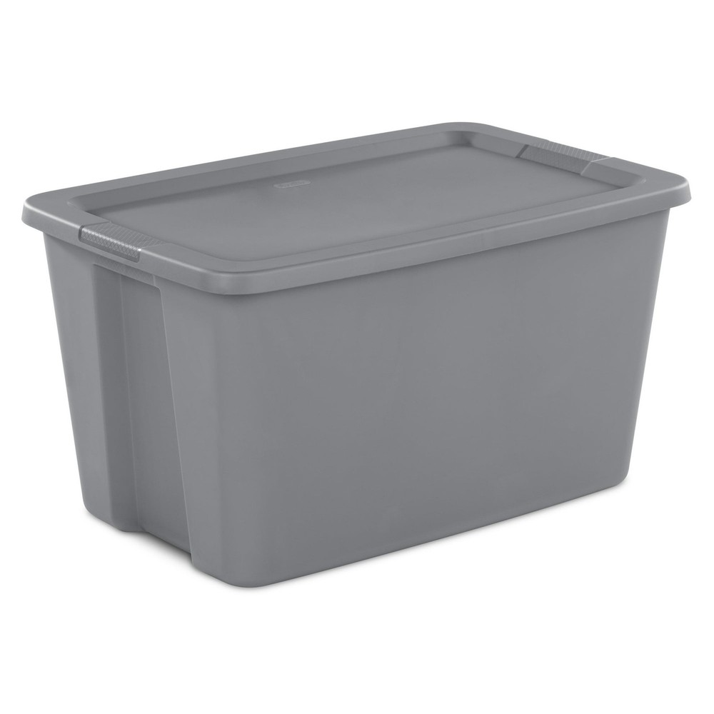 Extra Large Storage Bin, 30 Gallon Plastic Storage Container with Snap-On Lid.
