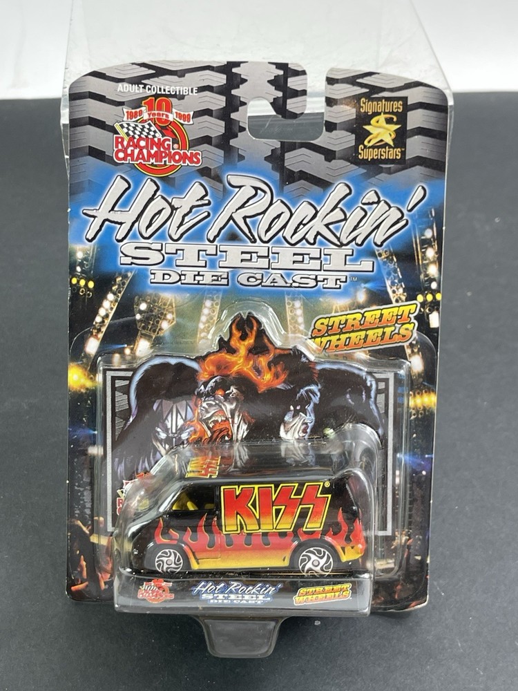 Kiss Racing Champions Van Hot Rockin Steel Die Cast Street Wheels NIB NOS 1999