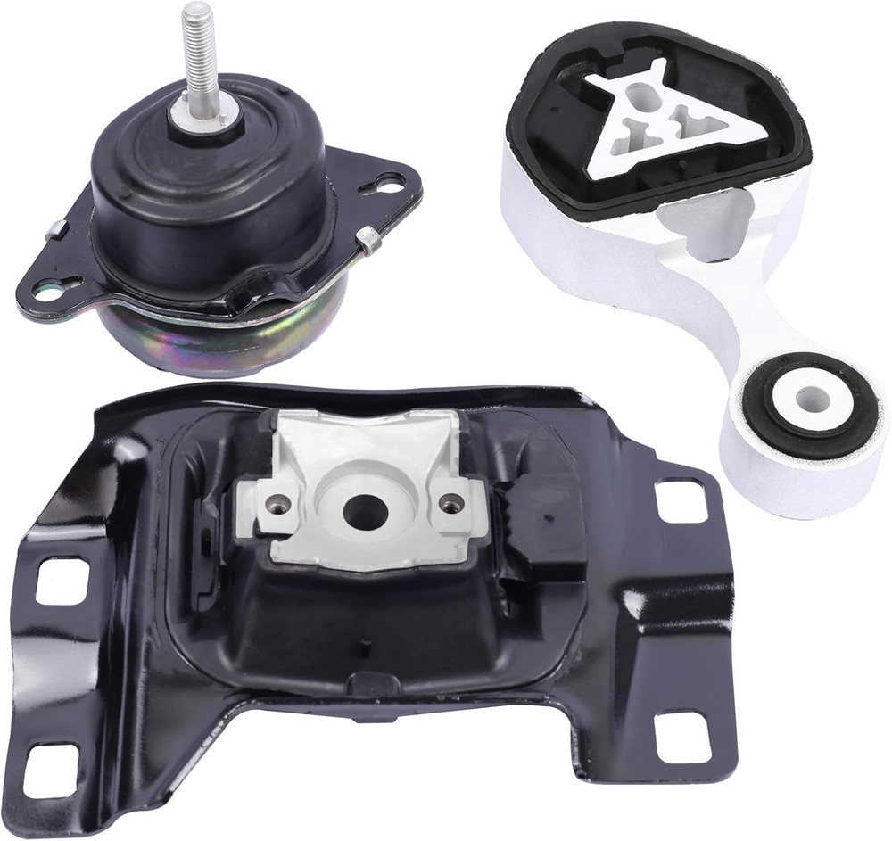 Engine Motor and Transmission Mount Kit Compatible with 2016-2019 Ford Explor...