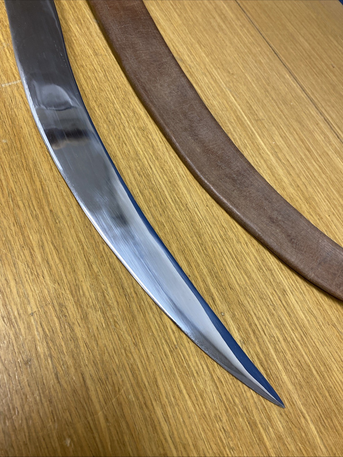 Vintage 1970s Negrito Bolo Knife with Wood Carved Handle