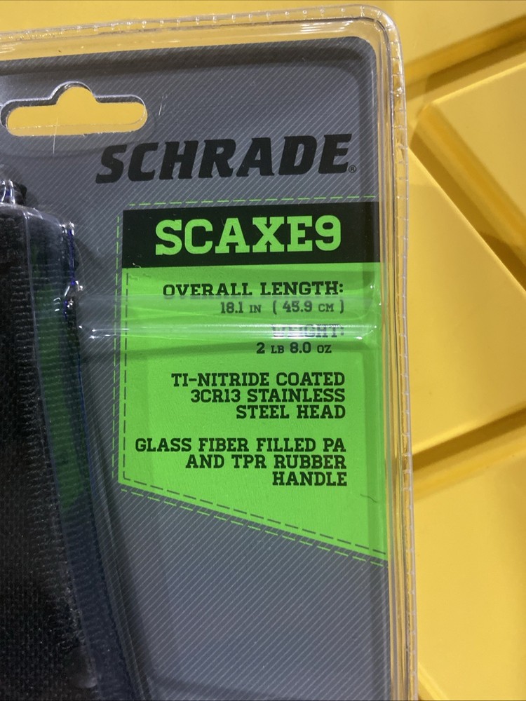 Schrade SCAXE9 Hatchet With Cover