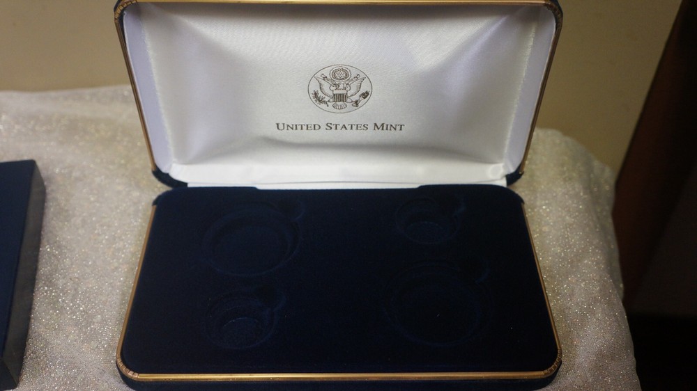 2002 US MINT OLYMPIC WINTER GAMES COMMEMORATIVE COIN PROGRAM BOX ONLY NO COINS