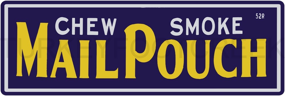 Mail Pouch 6" x 18" Metal Sign