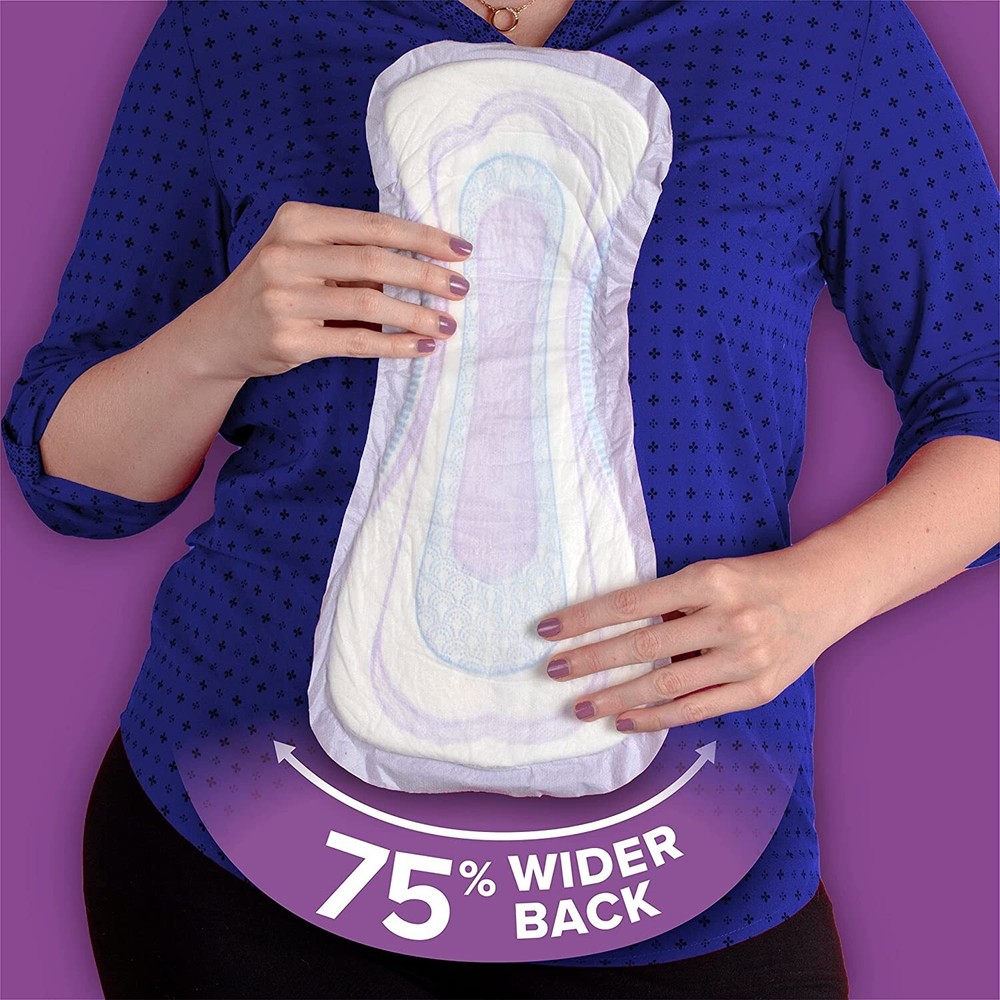Poise Pads Women's Ultimate - Overnight - Extra Coverage 72 count