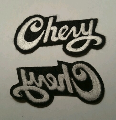 Brand new CHEVY logo embroidery iron on patch jacket tshirt