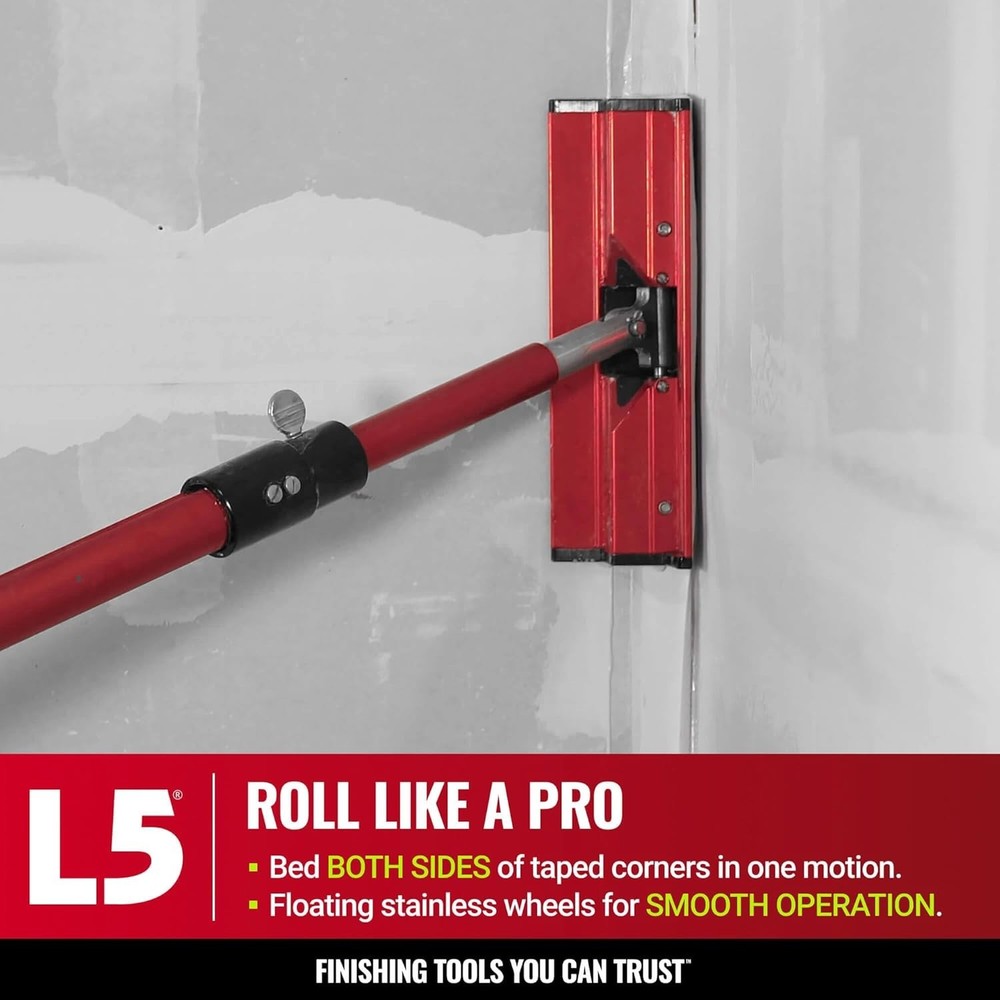Pro-Grade Drywall Corner Roller - Impact-Resistant Taping Tool with Precision