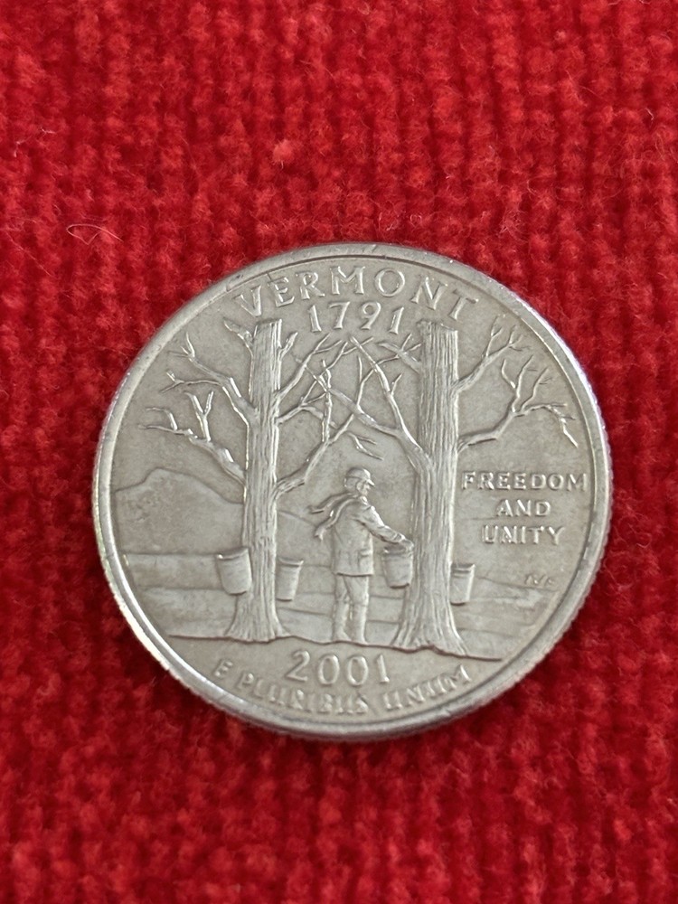 2001 Vermont State Quarter Excellent