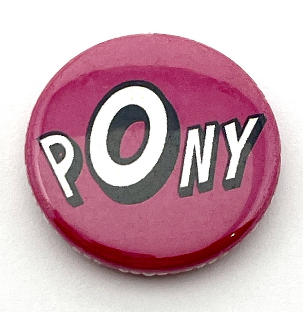 Purple PONY Pinback Button - MLP
